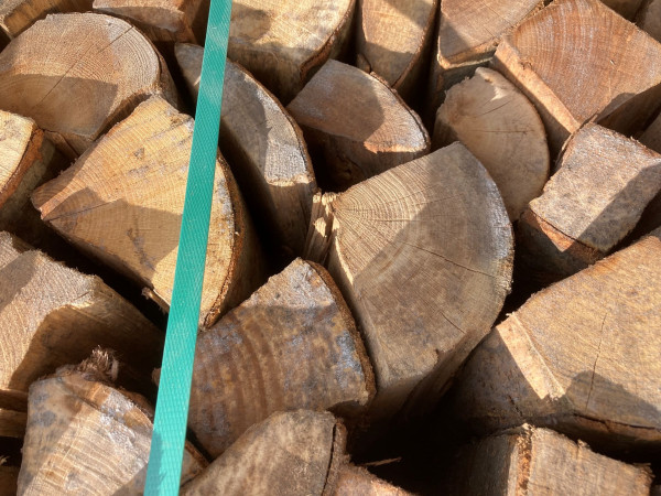 B-Ware - Buchenholz in 33 cm Holzlänge, kammergetrocknet mit Einwegbox (1,7 RM / 2,8 SRM)