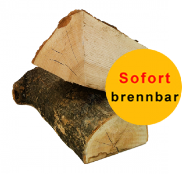4,8 SRM Hartholz in 33cm Holzlänge, kammergetrocknet als loses Schüttgut